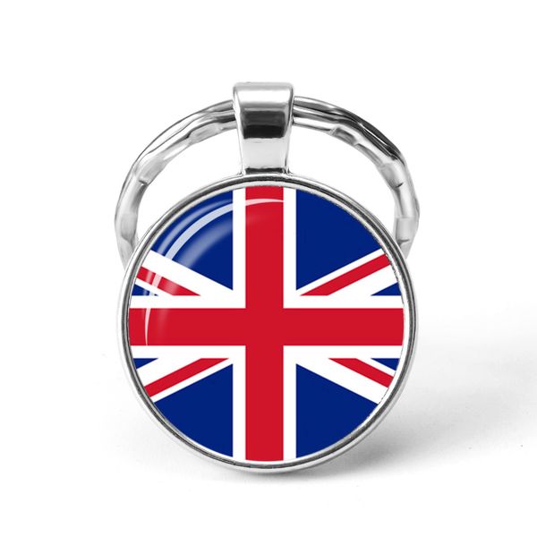 

western europe countries flag keychain united kingdom france ireland luxembourg monaco belgium netherlands flag key chain gifts, Slivery;golden