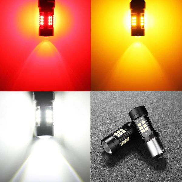 

1pair 1156/1157/t20 3030 smd 21led waterproof bulbs for car reverse light sight brake lamp car signal light