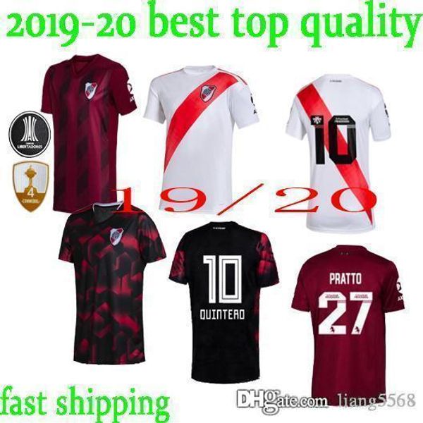 

2019 2020 river plate home white soccer jersey river plate away black g.martinez quintero pratto soccer shirt rive rbed football uniform