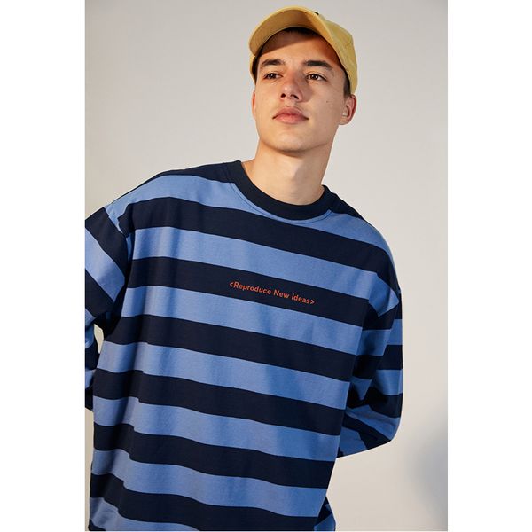 

mens brand sweater designer over size striped round neck shirt coat mens luxury hoodies mens pullover hoodies, Black