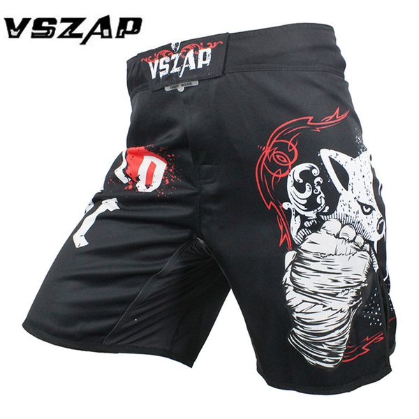 

vszap fight shorts kick boxing cage pantaloncini muay thai grappling shorts training pants, Blue