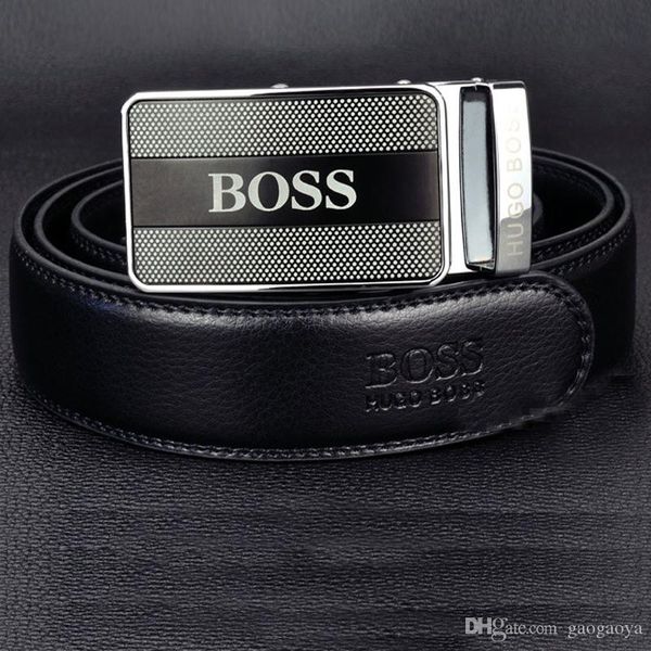 

leather belt automatic buckle belts for mens cow genuine leather men designer belt fashion strap luxury fde d df323, Black;brown