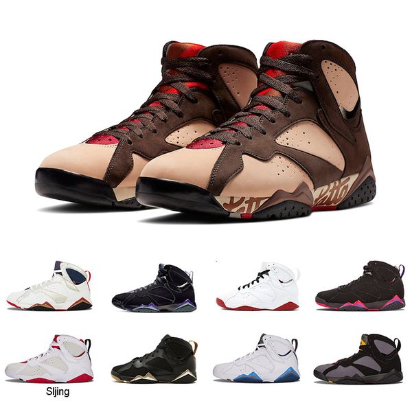 

2019 patta x 7 ray allen olympic 7s men breathable basketball shoes bordeaux hare gmp blue mens raptor sports sneakers 40-47