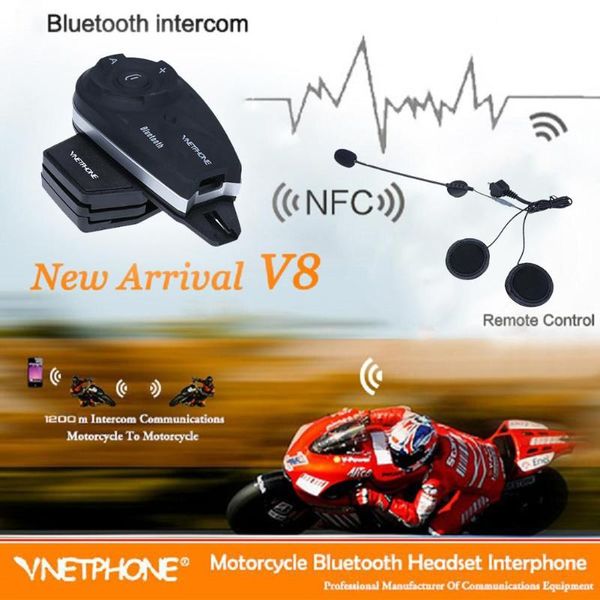 

motorcycle cycling helmet mount 1200m bluetooth duplex real time interphone supports auto phone call answer mp3/gps/smart phone