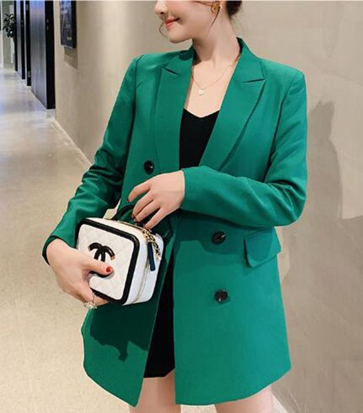 

women's korean version of the new boutique special personality trend slim fashion spring and autumn long sleeve suit jacket / s-2xl, White;black