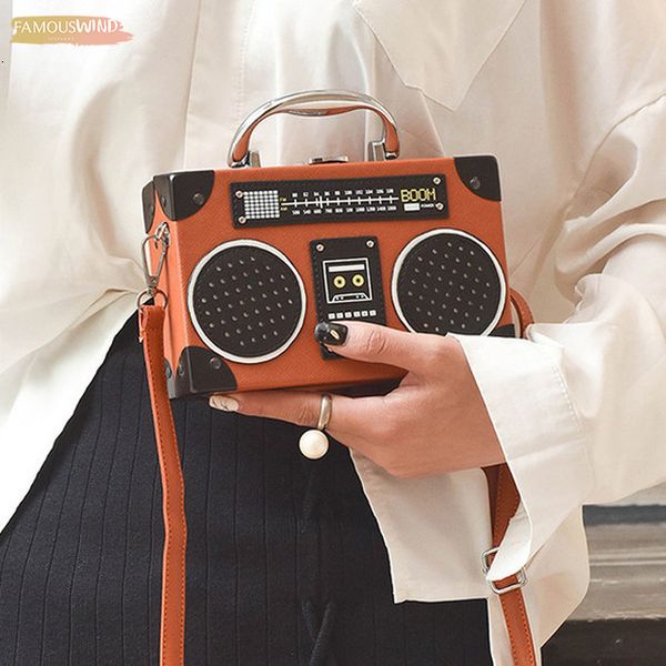 

radio box style pu leather ladies fashion handbag shoulder bag purse womens crossbody messenger bag flap