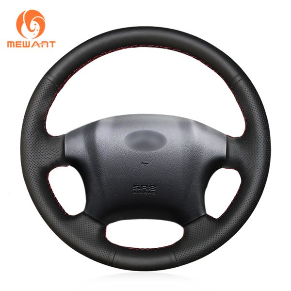 

mewant black artificial leather car steering wheel cover for tucson 2005 2006 2007 2008 2009