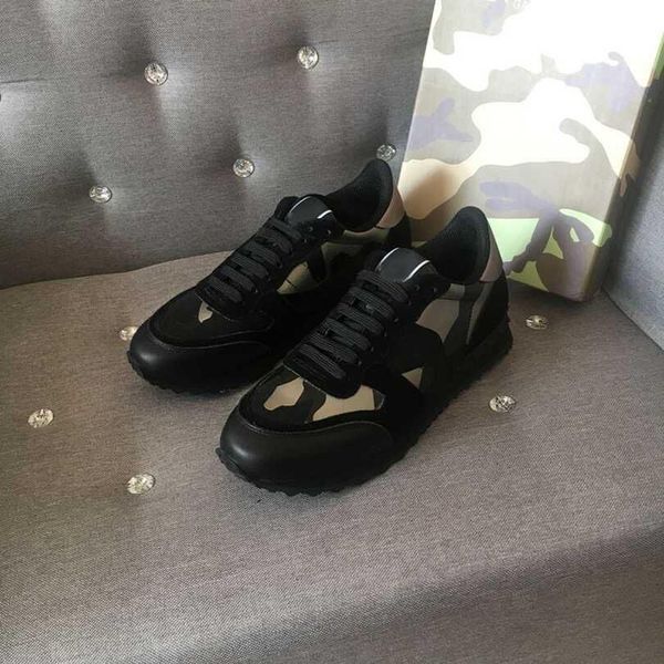 

sneakers men women shoes sneakers mens designer sneakers casual shoes rivet shoes size with box 35-45, Black