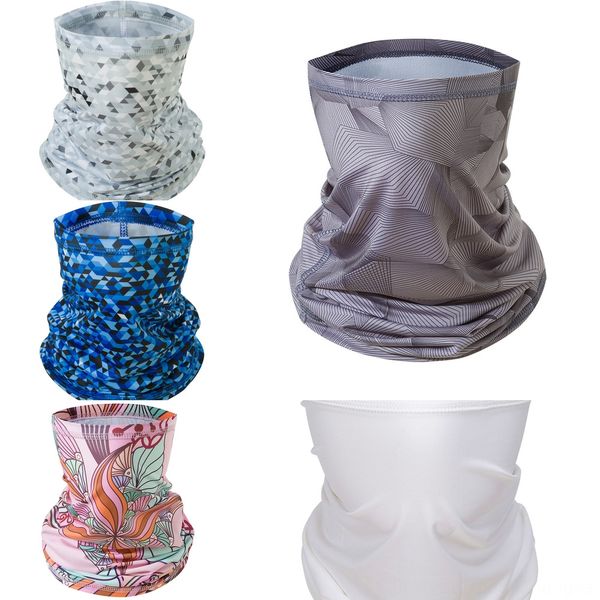 

4dt9x face, outdoor sport neck skull ring fishing scarf bandanas shield stock mask headband bandana headwear bicycle scarf bicycle balaclava, Black