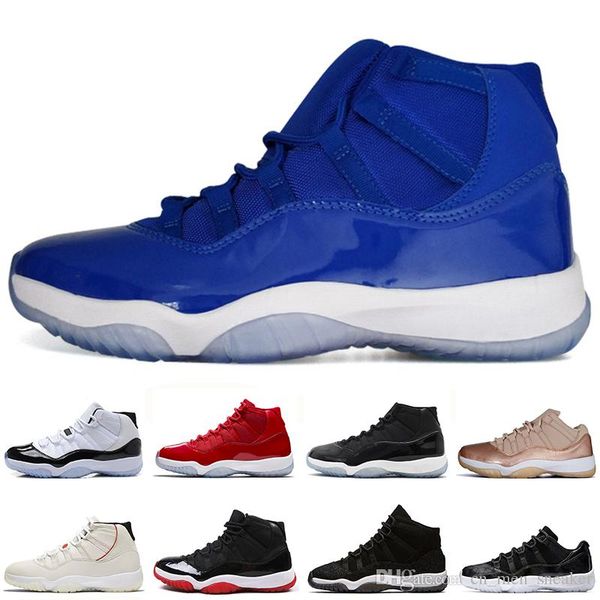

new 11 11s low rose gold space jams 45 mens basketball shoes platinum tint concord 45 23 heiress black stingra men sport sneakers trainers, White;red