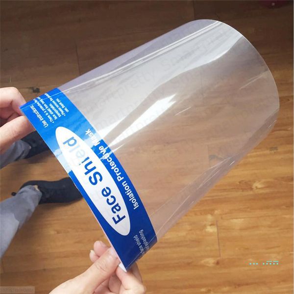 

Anti-fog Face Shield изоляция защитная маска респираторная HD прозрачная дети взрослые анти-спрей анфас масло-Брызгозащищенная Маска CE E32501