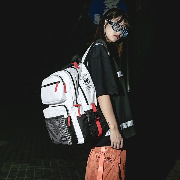 

schoolbag student korean version fashion harajuku junior backpack male large capacity travel backpack school bags pink vs