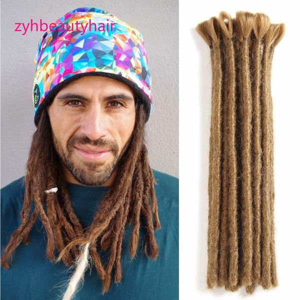 2019 Hot 20stands8 12inches Handmade Dreadlocks Hair Extensions Crochet Hair Kanekalon Synthetic Hair Dreadlock For Hip Hop Style For Men From
