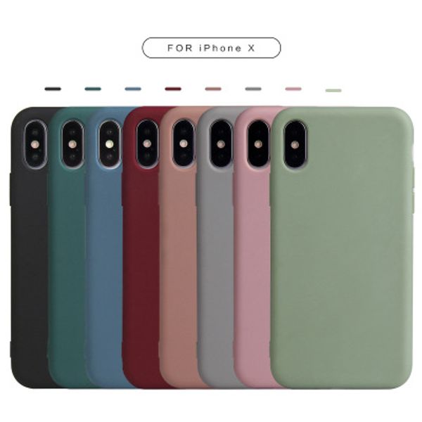 

красочная мягкая tpu gel обложка для iphone 11 pro xr x xs max se 6s 7 8 plus ультра-тонкий мягкий силиконовый матовая телефон дела