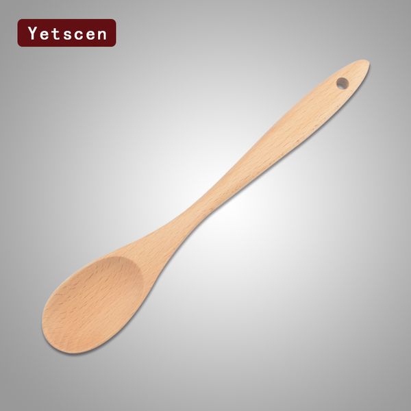 

kitchen craft 1 piece beech wood wooden spoon cooking utensil set
