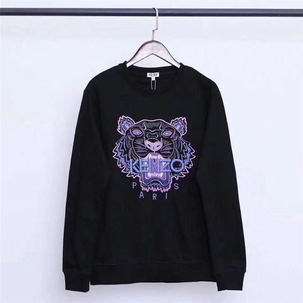 

embroidery tiger head sweater xxl kenzo man woman long sleeve o-neck pullover hoodies sweatshirts jumper bncjy, Black;brown