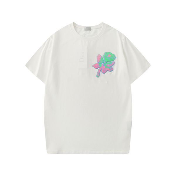 

fashion brand men women t shirt 20ss new arrival designer floral embroidery tshirt short with luxury d letters sleeve tees funny tees