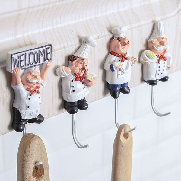 

cartoon adhesive stainless steel towel hanger family robe hats bag key adhesive wall hooks kitchen bathroom