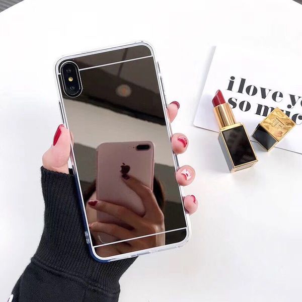 

new fashion soft tpu silicon phone case for iphone 11 pro xs max xr mirror pattern cases cover for iphone x 10 xr xs 6 6s 7 8 plus