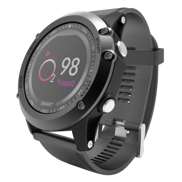 

men anti-smart bracelet waterproof and dustproof heart rate blood oxygen monitoring smart watch outdoor fitness record, Slivery;brown