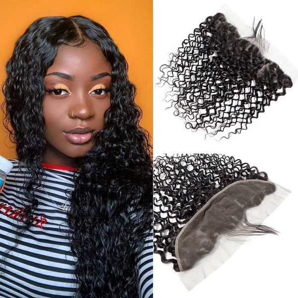 13x4 Lace Frontal Closure 8 22 Inches Brazilian Afro Kinky Curly