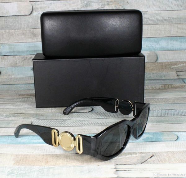 

4361 gb1/87 black/grey mens sunglasses 53 mm designer sunglasses luxury sunglasses fashion brand for mens woman glasses, White;black