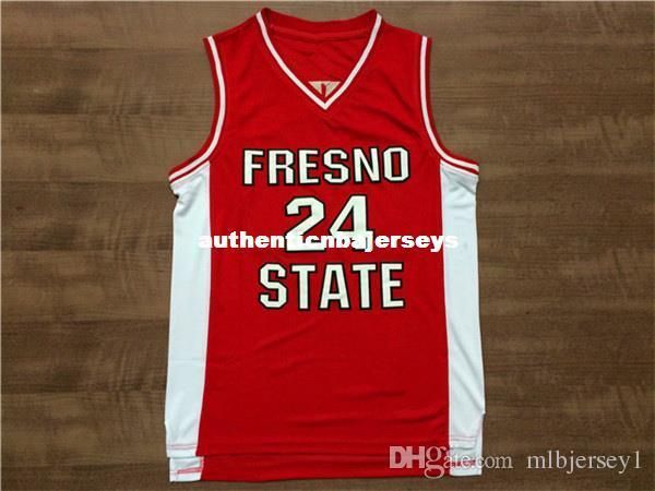 

custom paul george fresno state #24 jersey college basketball jersey embroidery stitched custom any name and number, Black;blue