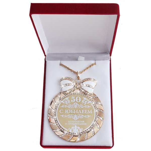 

wholesale- trinket pendant necklace fashion jewelry kolye zinc alloy 50 years wedding anniversary gifts accessories trendy choker, Silver