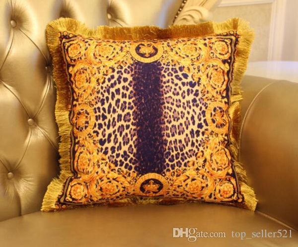 Classic Palace Pillowcase Sofa Ins Cushion Home Sexy Leopard Horse