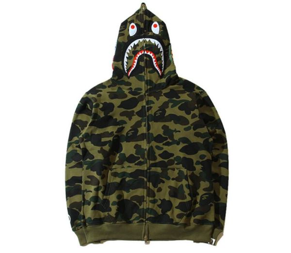

camouflage shark men women hooded hoodies justin bieber i feel like pablo hoodie, Black
