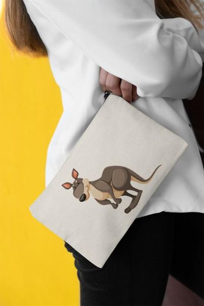 

angemiel clutch sweet kangaroo portfolio hand makeup bag, Silver