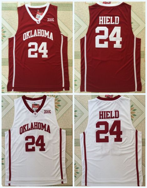 

2018 HOT NCAA Oklahoma Sooners College#24 SHIRTS embroidery Swingman jerseys 100% Stitched College Basketball Jerseys S-3XL Fast Shipping