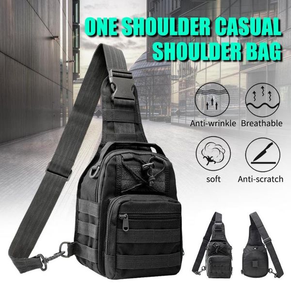 

прочный 5 цвет ткани оксфорд сумка на открытом воздухе tactical пакет satchel пешеходные мужской сумки один ремень плеча кемпинга легкие