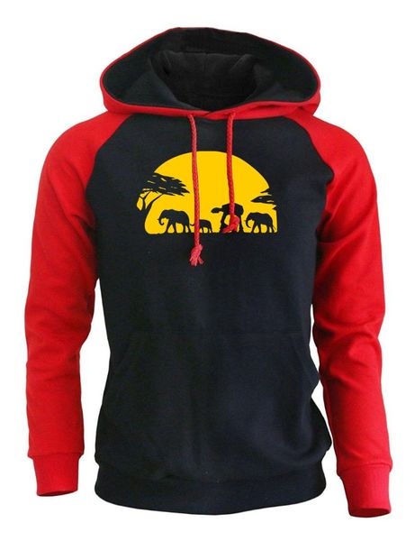 

2017 autumn winter fleece raglan hoodies for men brand clothing hip hop streetwear sweatshirt men's tracksuit simple, Black