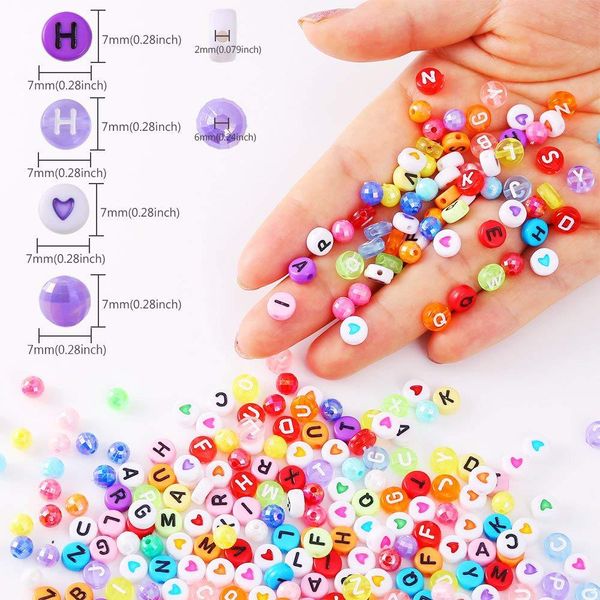 

kimter colorful letter beads cube round acrylic bead jewelry making for bracelets necklaces 1300pcs diy accessories dhl n55y f, Black