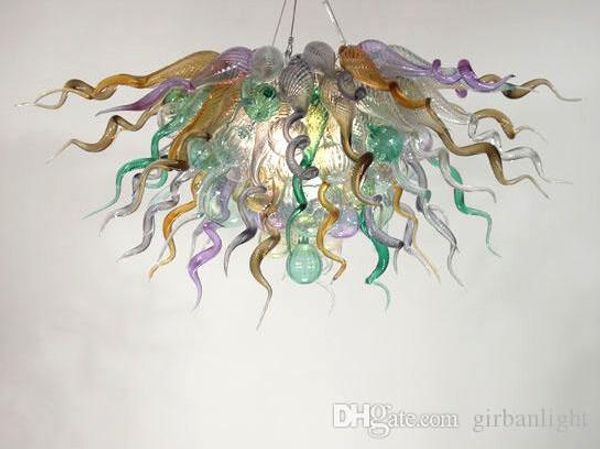 

ceiling decorative hand blown glass chandelier light modern art deco customized murano glass led italy designed chandelier for living room