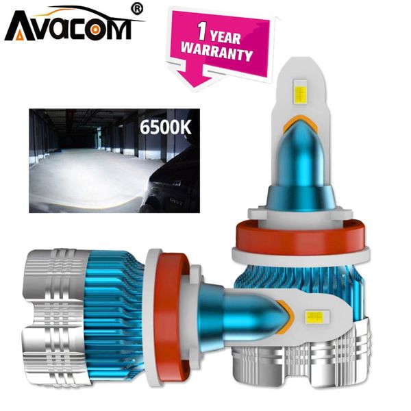 

avacom led car fog lamps 6000lm 12v h11 h8 h1 led automobile fog light 6000k 48w 9005 hb3 9006 hb4 bulb for auto