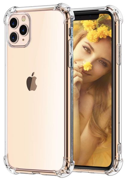 

Ясные чехлы для телефона для iPhone 11 XS MAX XR X 8 Plus Note 10 Супер противоударный Мягкий ТПУ