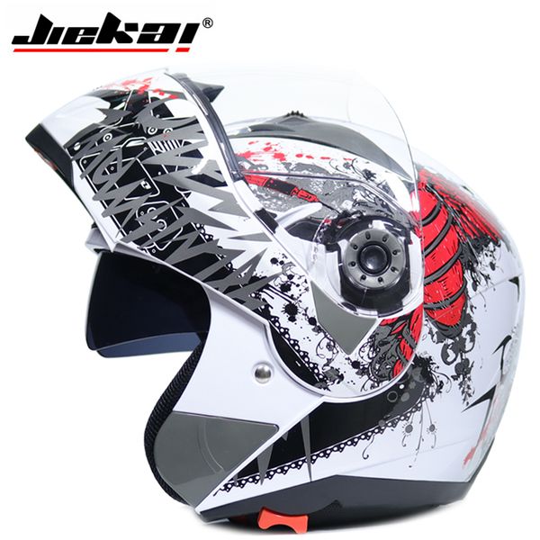 

motorcycle double sunshade helmet modular flip helmet racing dual lens capacete casco moto dot certification