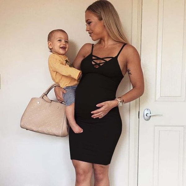 

pregnant womens nursing pregnancy dress short sleeve lace cross maternity dress knee length womens pgraphy clothing, White