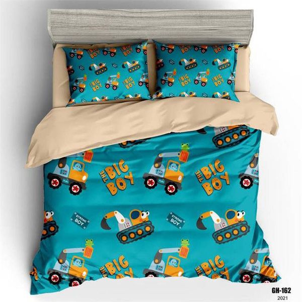 30 Bedding Set Boys Single Duvet Cover Cars Digital Printing Bed