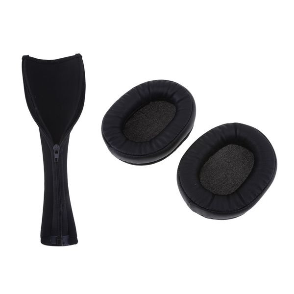 

1pair подушечки амбушюры covers + наушники оголовье protector для m50