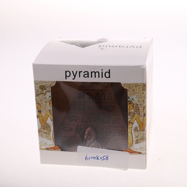 

10cm iron pyramid figurine collectible fengshui figurines housewarming gift for prosperity copper