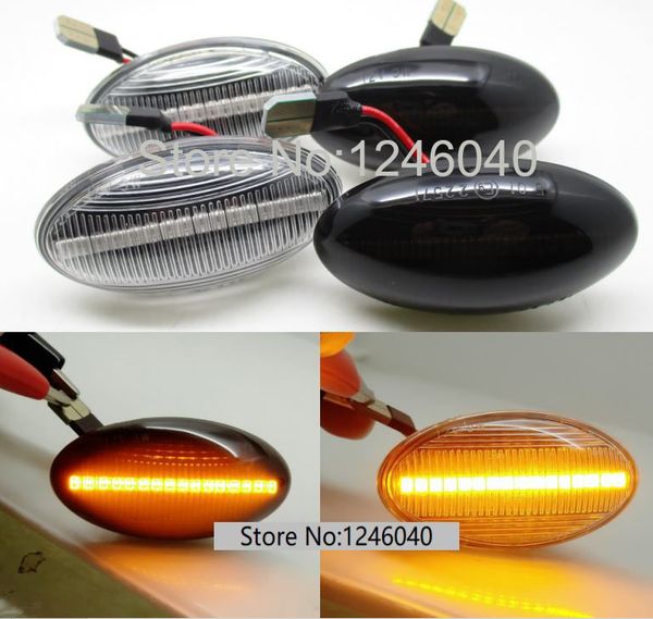 

2pcs led side marker turn signal light lamp for mini cooper one r50 02-06 r52 04-08 r53 02-06 jcw cooper