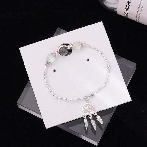 

korean version of hand as beaded dream catcher net bracelet sweet mason students bracelet little fresh hand ornaments, Black