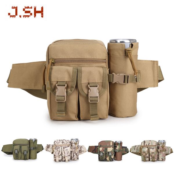 

tactical multifunctional kettle bag fan casual outdoor bag men and women sports small camouflage travel waist