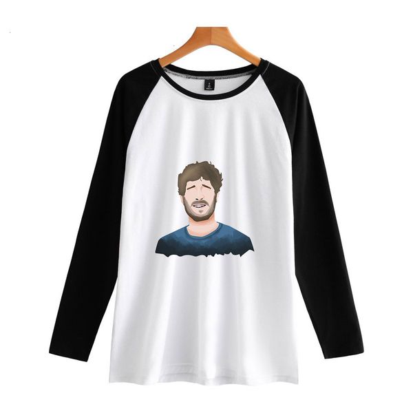 

2019lil dicky easy leisure time by side long sleeves shirt t shirts, Gray;blue