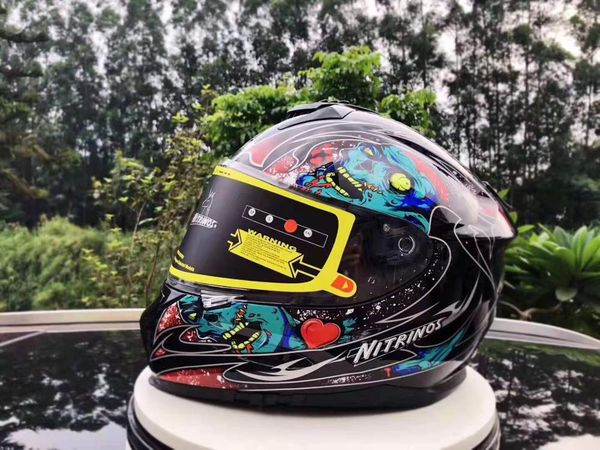 

nitrinos мотоциклетный шлем с двумя объективами