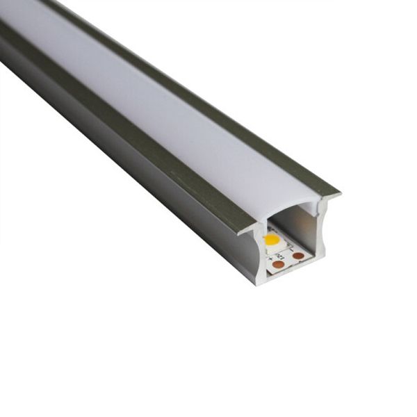 

3.3ft/1meter t shape aluminum profile for led stripes deep flush aluminum channels recessed embeded mounting mounting clips screws