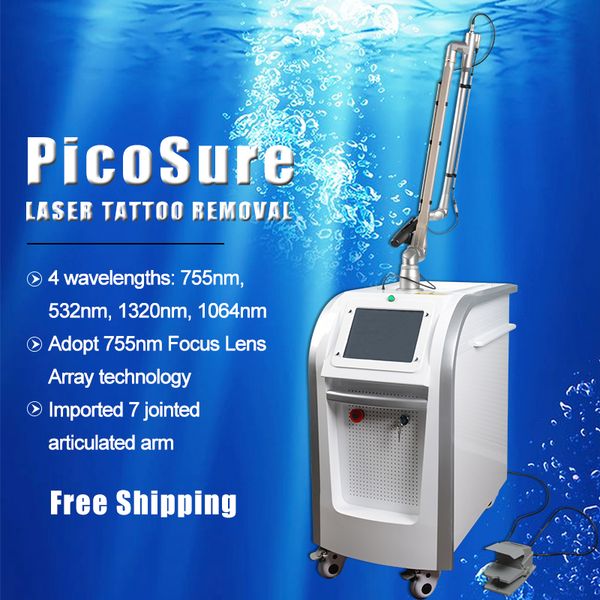 

2020 selling vertical picosure nd yag laser tattoo removal picosecond laser 755 spot acne removal picosecond laser beauty machine, Black
